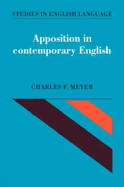 Cover of Apposition in Contemporary English