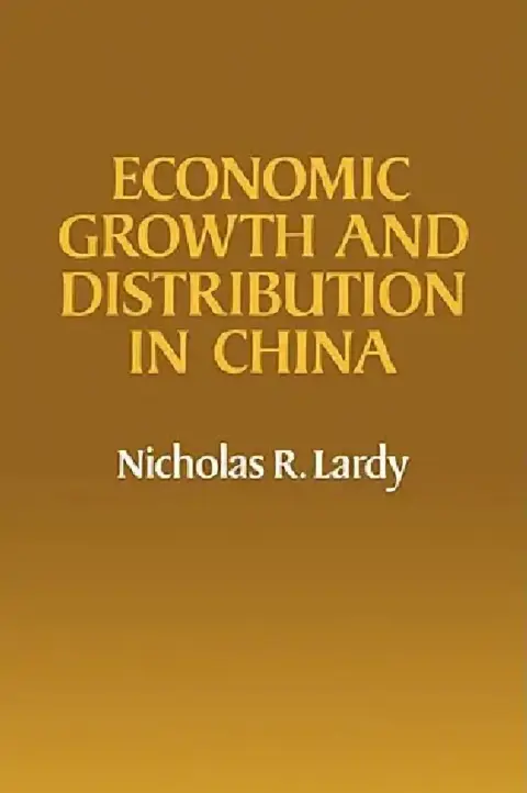 Cover of Economic Growth and Distribution in China