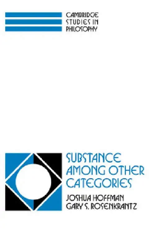 Cover of Substance Among Other Categories