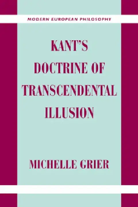 Cover of Kant's Doctrine of Transcendental Illusion