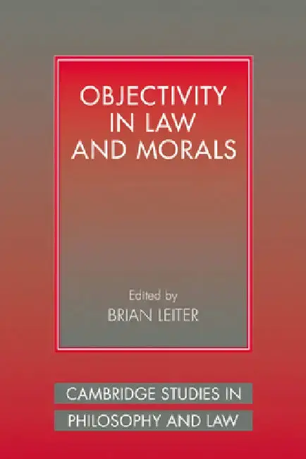 Cover of Objectivity in Law and Morals