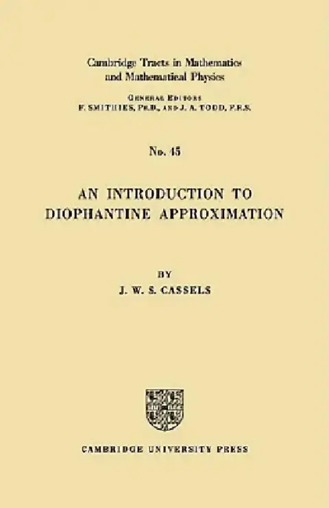 Cover of Diophant Approx