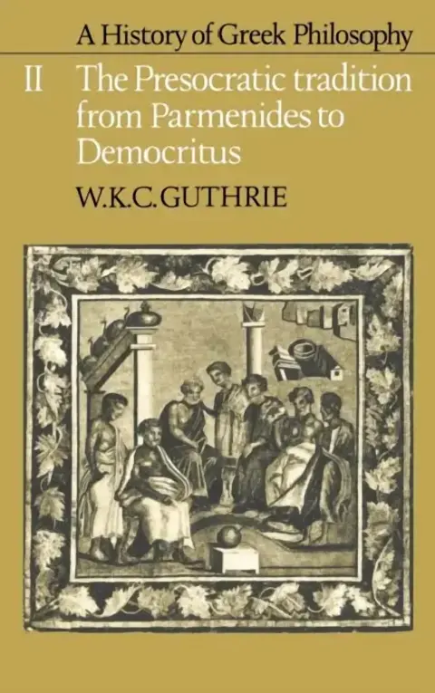 Cover of A History of Greek Philosophy