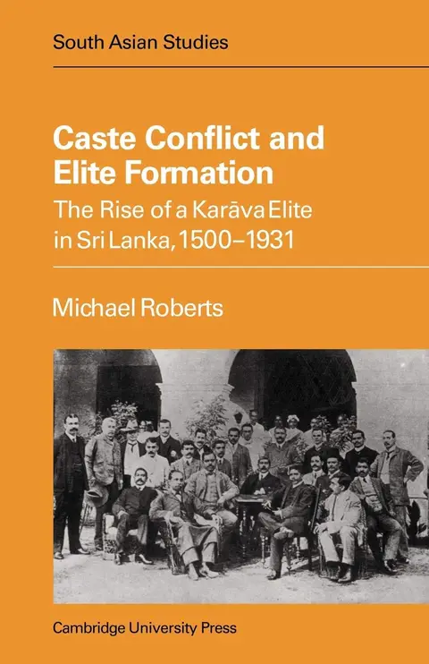 Cover of Caste Conflict Elite Formation
