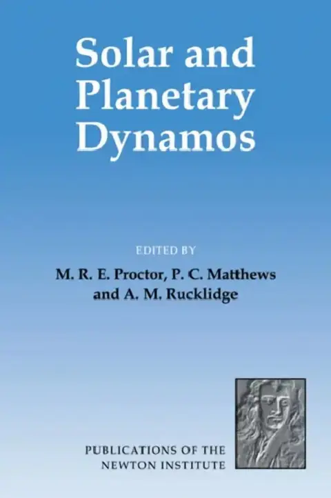 Cover of Solar and Planetary Dynamos