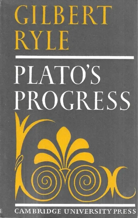 Cover of Plato's Progress