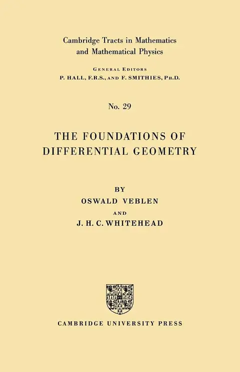Cover of The Foundations of Differential Geometry