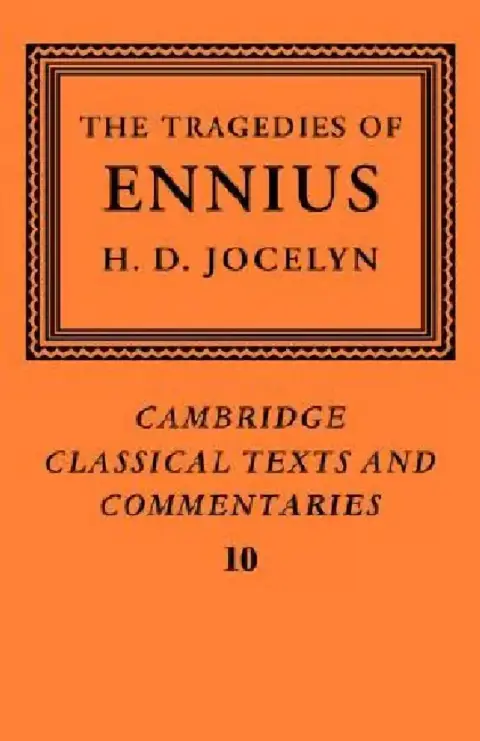 Cover of The Tragedies of Ennius