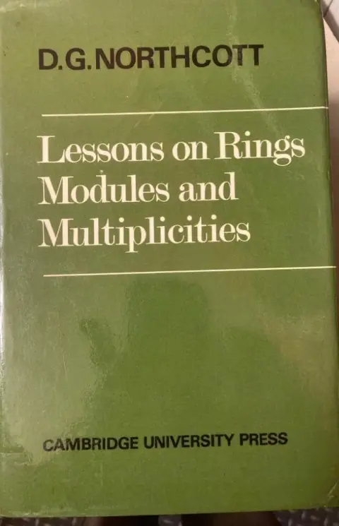 Cover of Lessons on Rings, Modules and Multiplicities