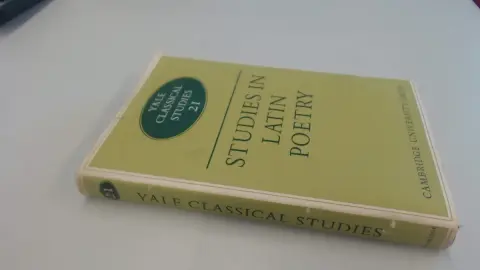 Cover of Studies in Latin Poetry