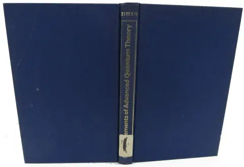 Cover of Elements of Advanced Quantum Theory
