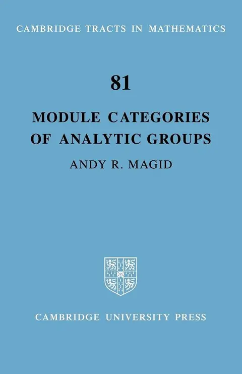 Cover of Module Categories of Analytic Groups