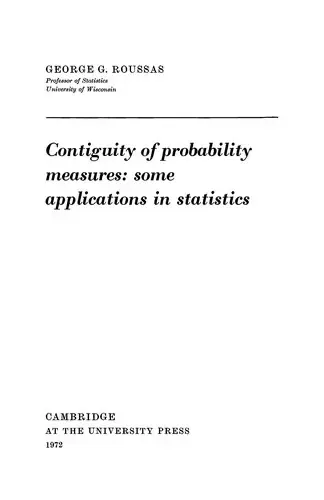 Cover of Contiguity of Probability Measures