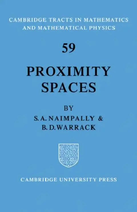 Cover of Proximity Spaces