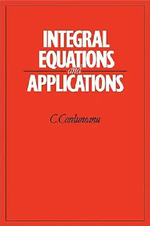 Cover of Integral Equations and Applications