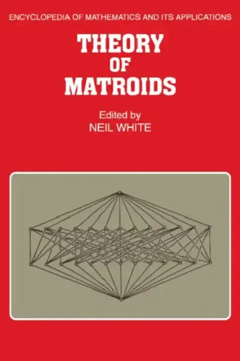 Cover of Theory of Matroids