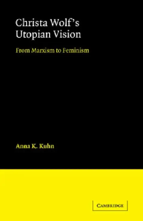 Cover of Christa Wolf's Utopian Vision