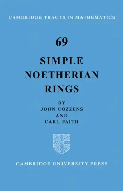 Cover of Simple Noetherian Rings
