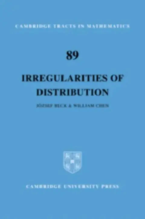 Cover of Irregularities of Distribution