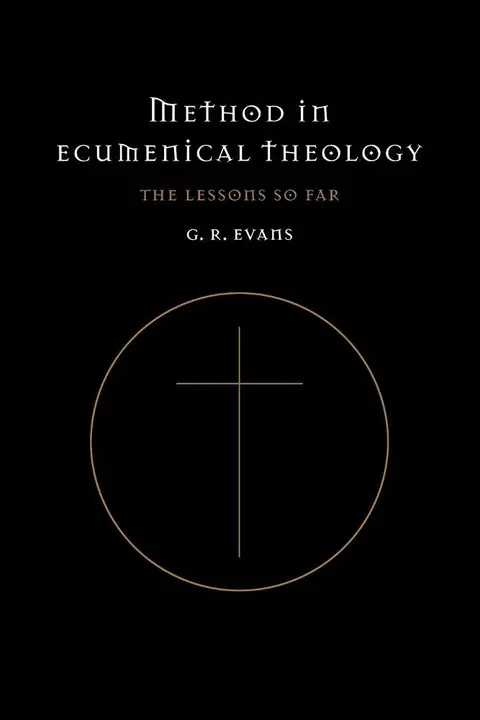 Cover of Method in Ecumenical Theology