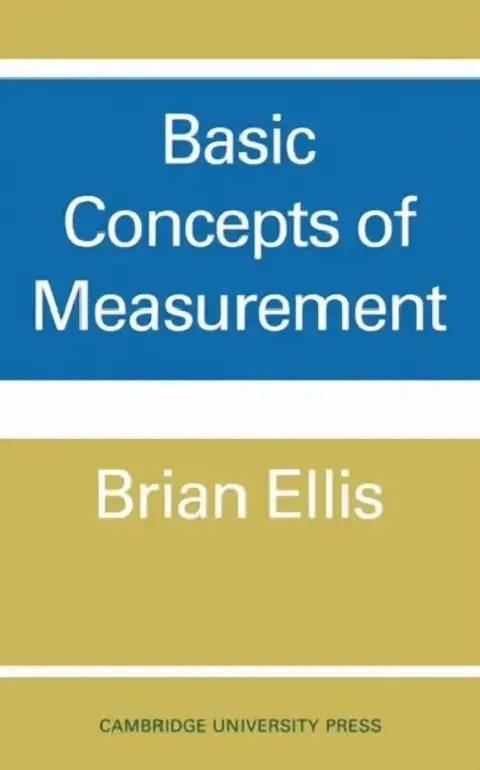 Cover of Basic Concepts of Measurement