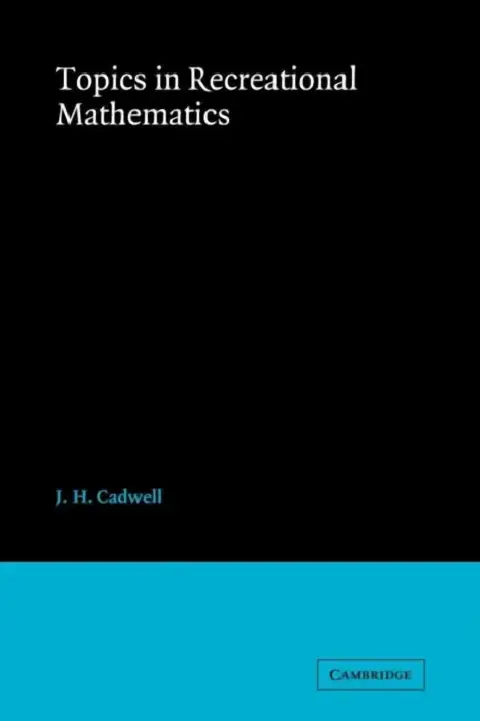 Cover of Topics in Recreational Mathmatics