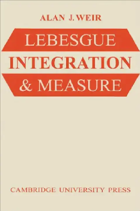 Cover of Lebesgue Integration and Measure