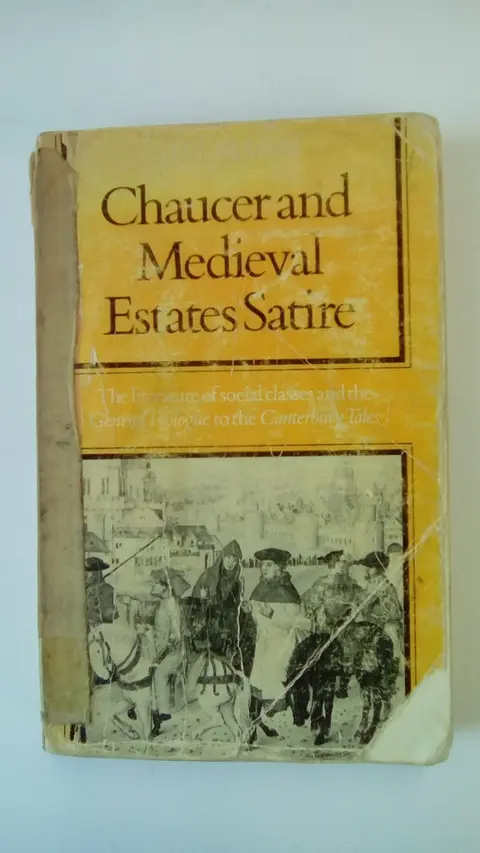 Cover of Chaucer and Medieval Estates Satire