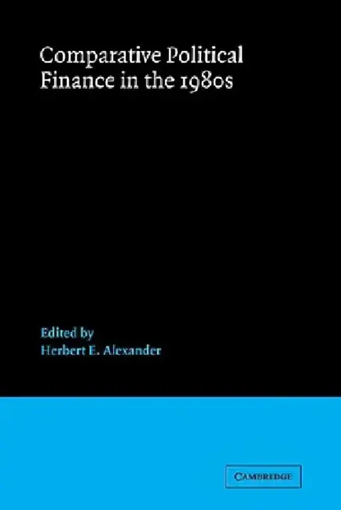 Cover of Comparative Political Finance in the 1980s