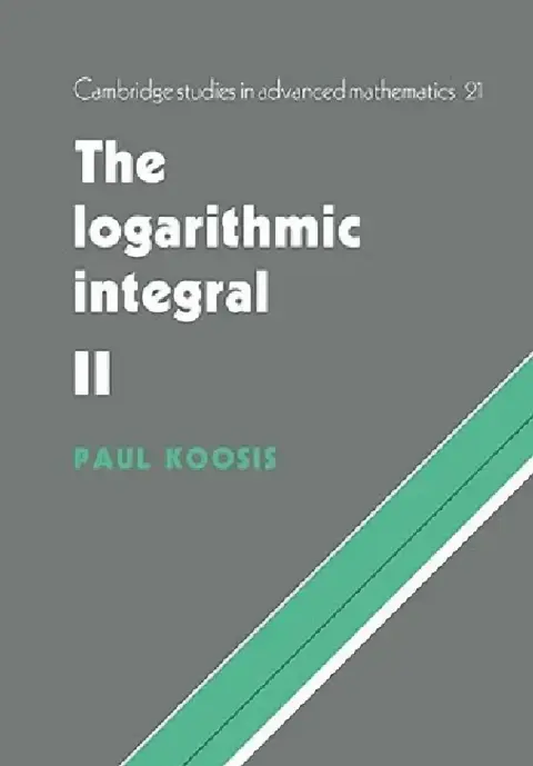 Cover of The Logarithmic Integral