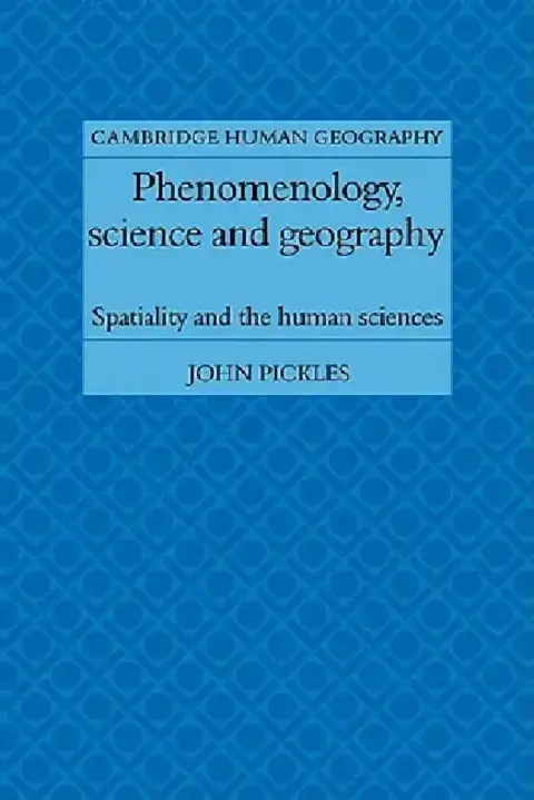 Cover of Phenomenology, Science and Geography