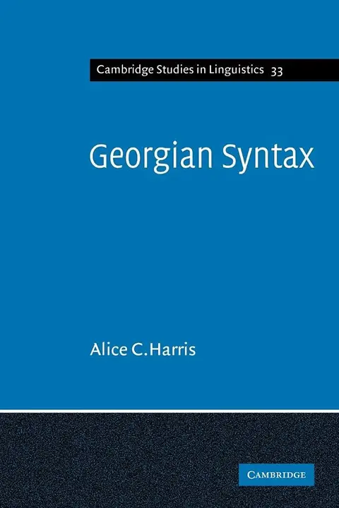 Cover of Georgian Syntax