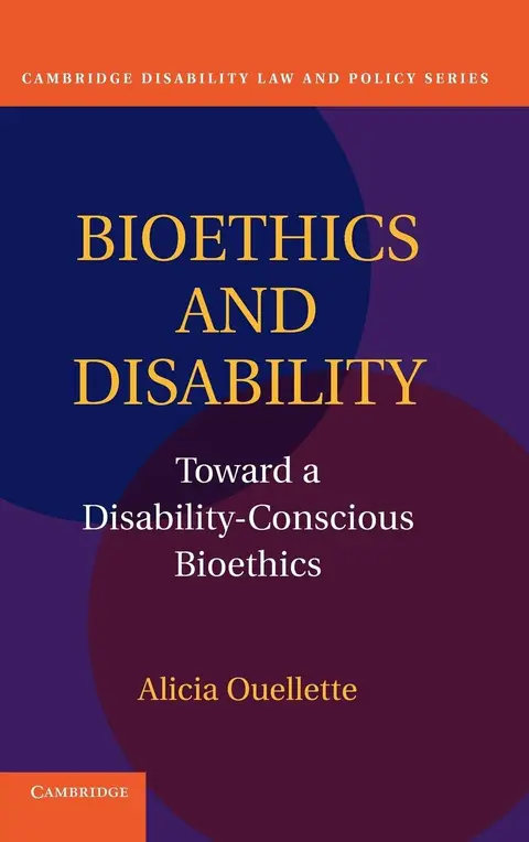 Cover of Bioethics and Disability