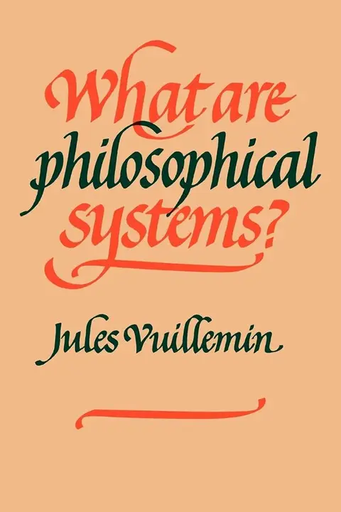 Cover of What Are Philosophical Systems?