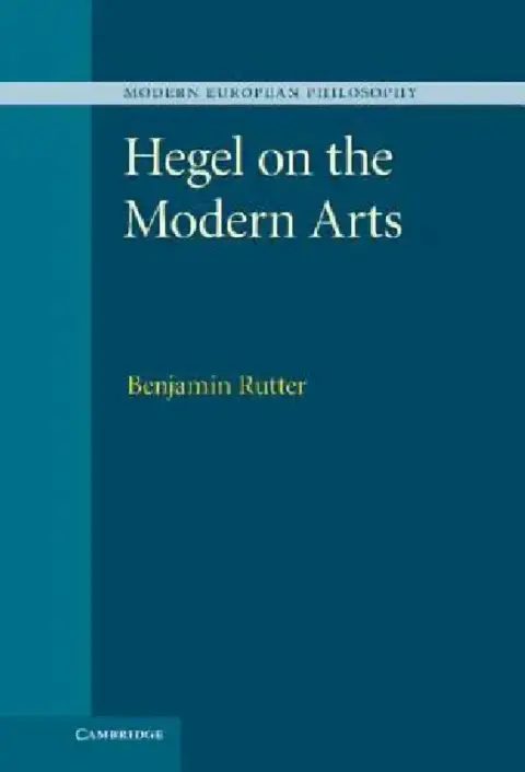 Cover of Hegel on the Modern Arts