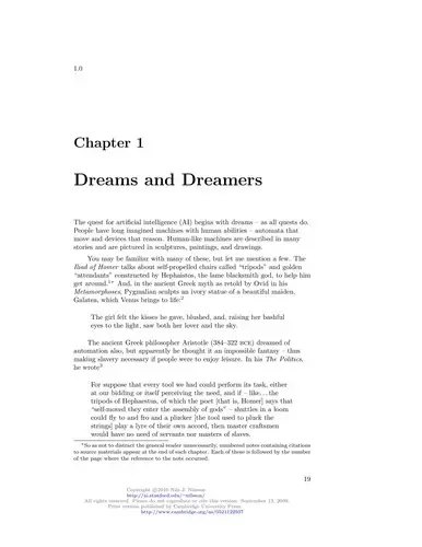 Cover of The Quest for Artificial Intelligence