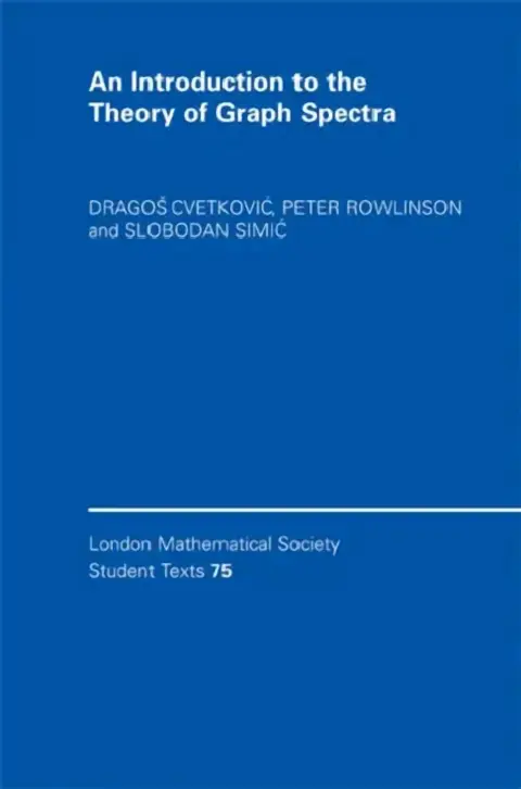 Cover of An Introduction to the Theory of Graph Spectra