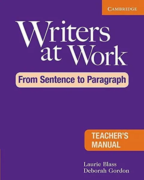 Cover of Writers at Work