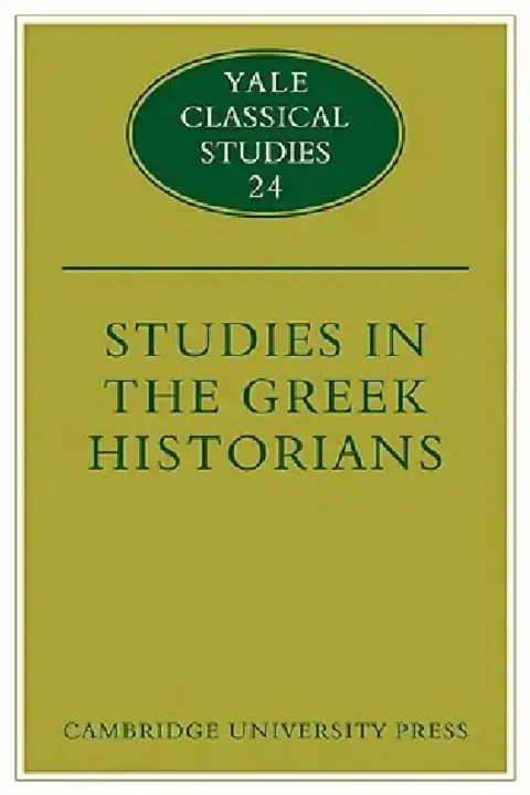 Cover of Studies in the Greek Historians