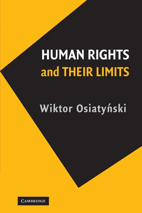 Cover of Human Rights and their Limits