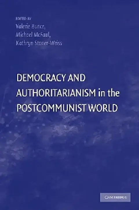 Cover of Democracy and Authoritarianism in the Postcommunist World