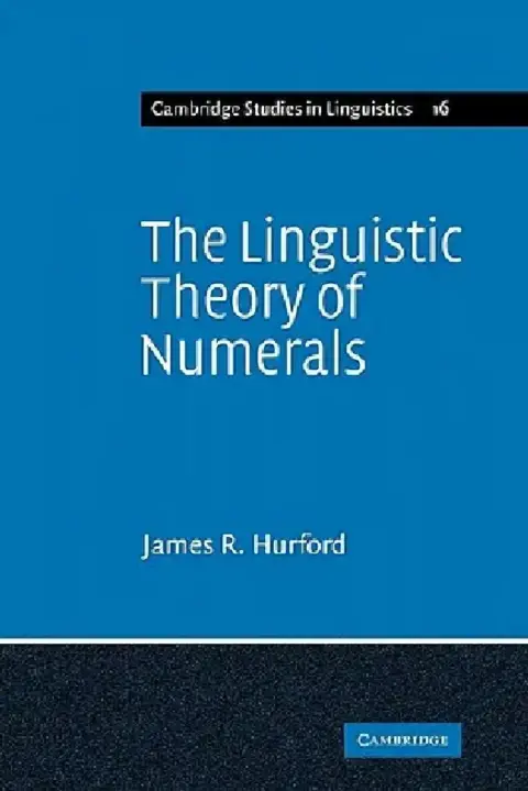 Cover of The Linguistic Theory of Numerals