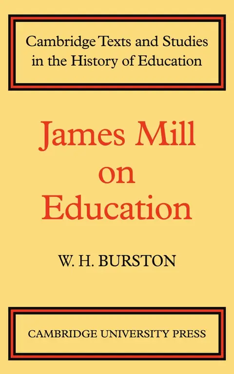 Cover of James Mill on Education