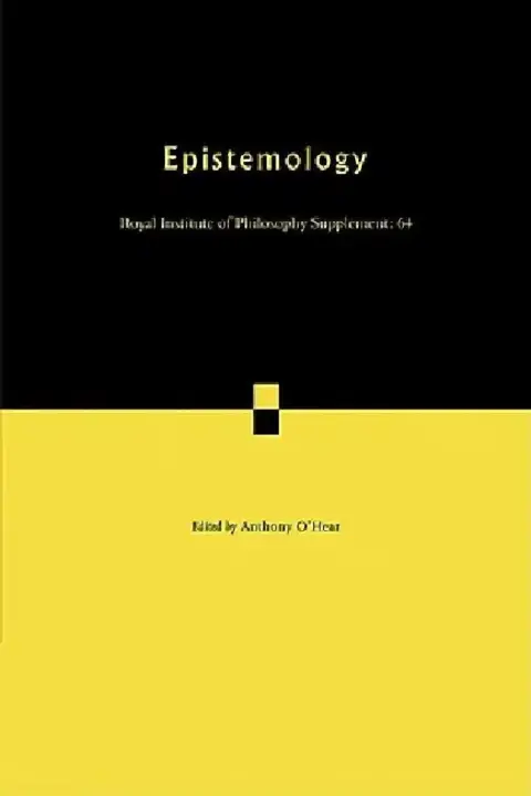 Cover of Epistemology