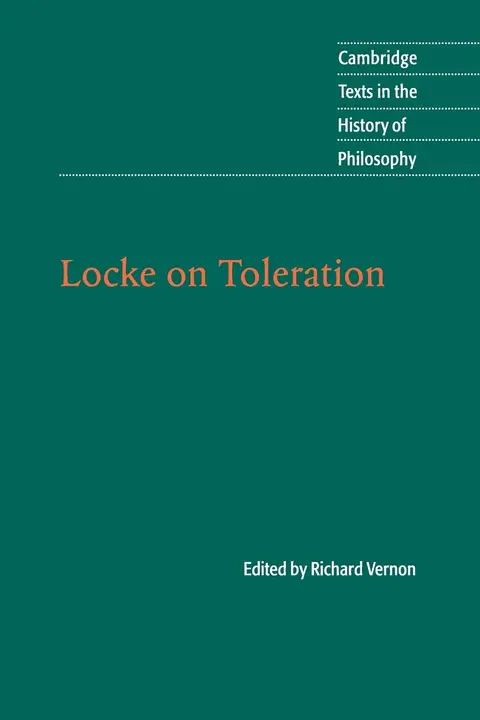 Cover of Locke on Toleration