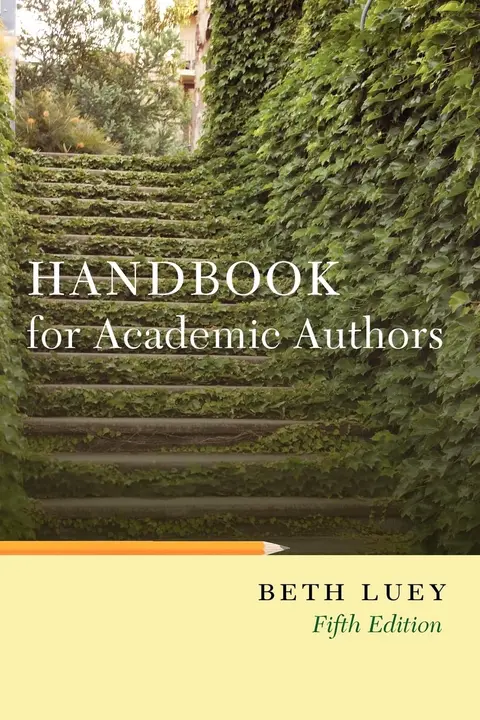 Cover of Handbook for Academic Authors