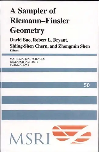 Cover of A Sampler of Riemann-Finsler Geometry