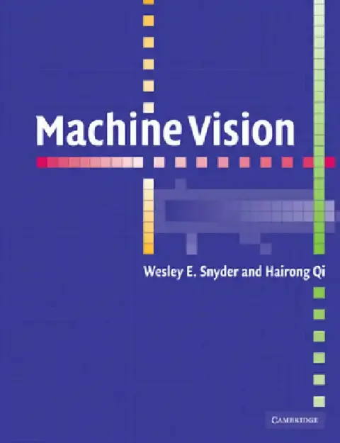 Cover of Machine Vision