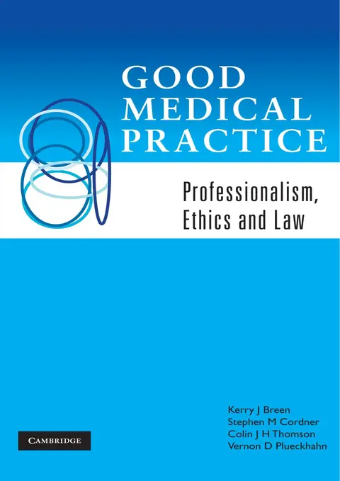 Cover of Good Medical Practice