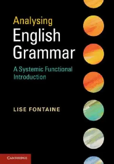 Cover of Analysing English Grammar